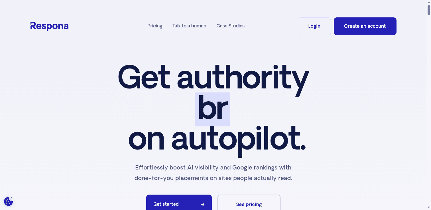 Screenshot of Respona